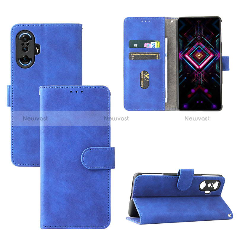 Leather Case Stands Flip Cover Holder L01Z for Xiaomi Redmi K40 Gaming 5G