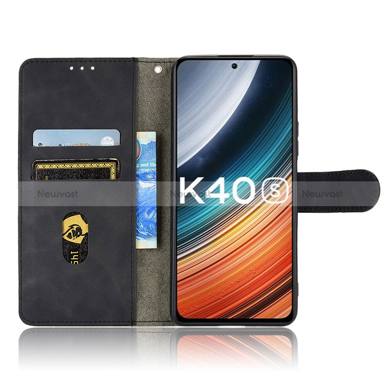 Leather Case Stands Flip Cover Holder L01Z for Xiaomi Redmi K40S 5G