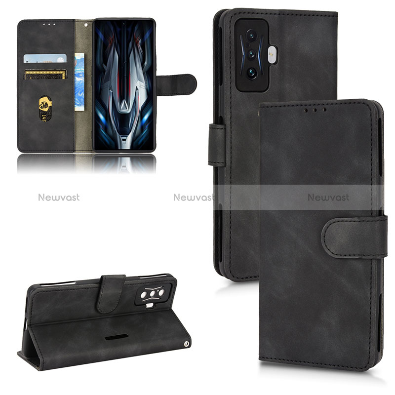 Leather Case Stands Flip Cover Holder L01Z for Xiaomi Redmi K50 Gaming AMG F1 5G