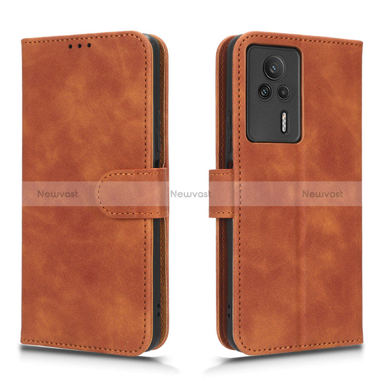 Leather Case Stands Flip Cover Holder L01Z for Xiaomi Redmi K60E 5G