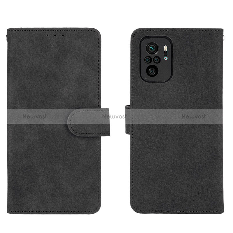 Leather Case Stands Flip Cover Holder L01Z for Xiaomi Redmi Note 10 4G