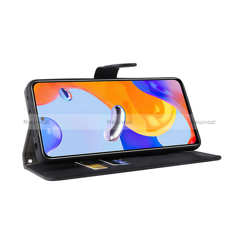 Leather Case Stands Flip Cover Holder L01Z for Xiaomi Redmi Note 11 Pro 4G