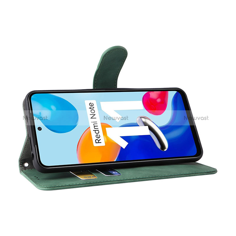 Leather Case Stands Flip Cover Holder L01Z for Xiaomi Redmi Note 11S 4G