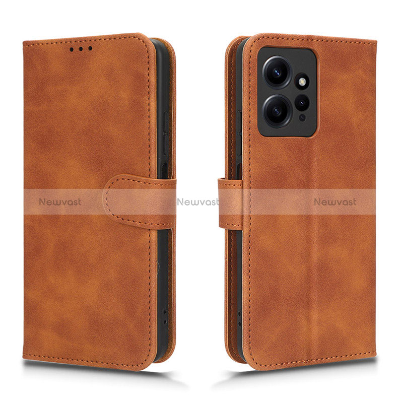 Leather Case Stands Flip Cover Holder L01Z for Xiaomi Redmi Note 12 4G