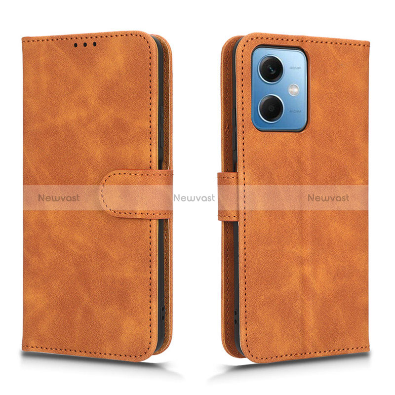 Leather Case Stands Flip Cover Holder L01Z for Xiaomi Redmi Note 12 5G