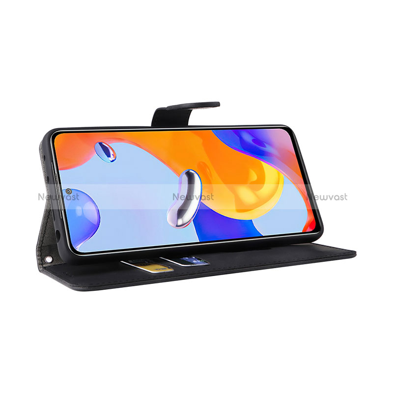 Leather Case Stands Flip Cover Holder L01Z for Xiaomi Redmi Note 12 Pro 4G