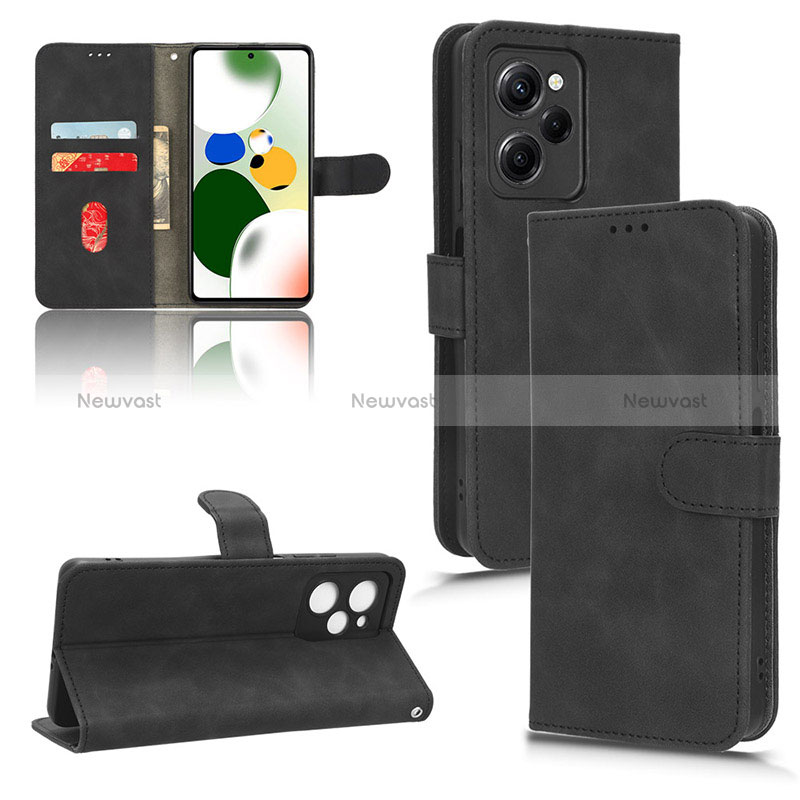 Leather Case Stands Flip Cover Holder L01Z for Xiaomi Redmi Note 12 Pro Speed 5G