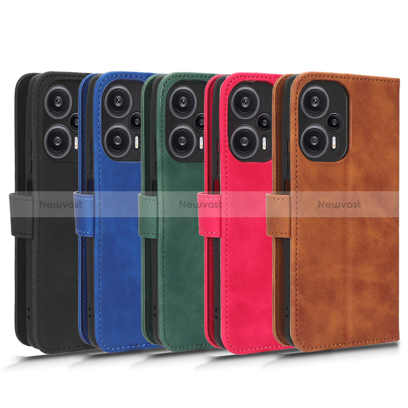 Leather Case Stands Flip Cover Holder L01Z for Xiaomi Redmi Note 12 Turbo 5G