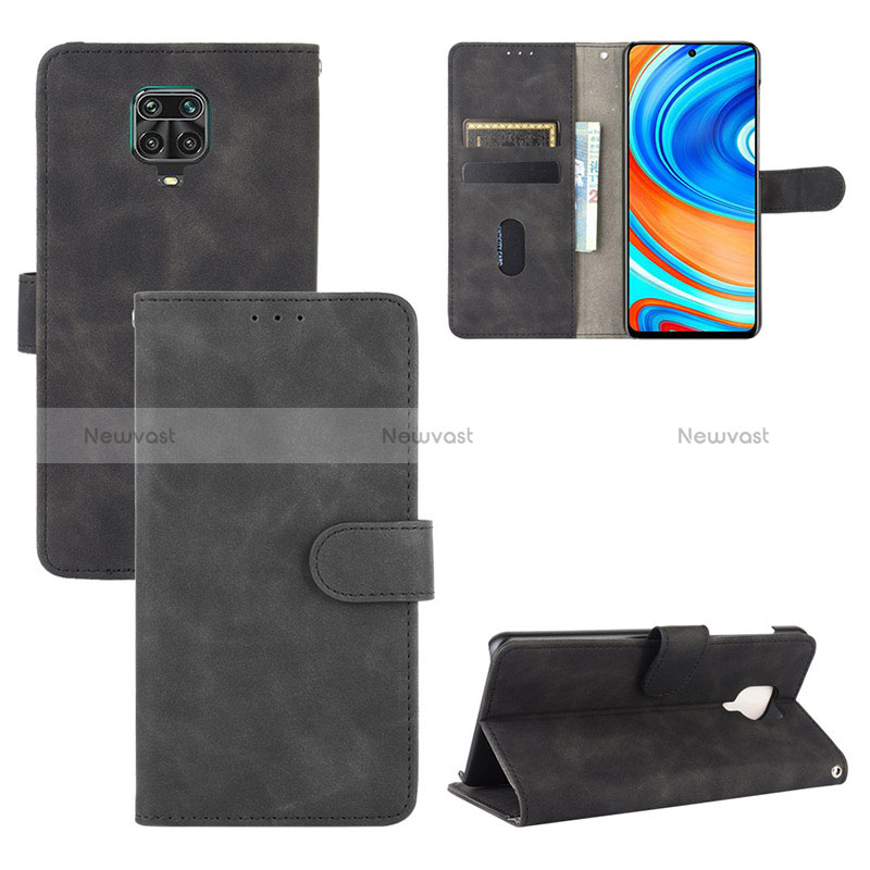 Leather Case Stands Flip Cover Holder L01Z for Xiaomi Redmi Note 9 Pro