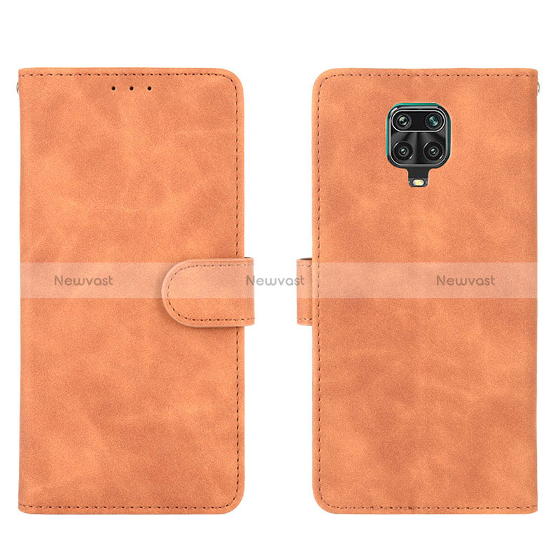 Leather Case Stands Flip Cover Holder L01Z for Xiaomi Redmi Note 9S