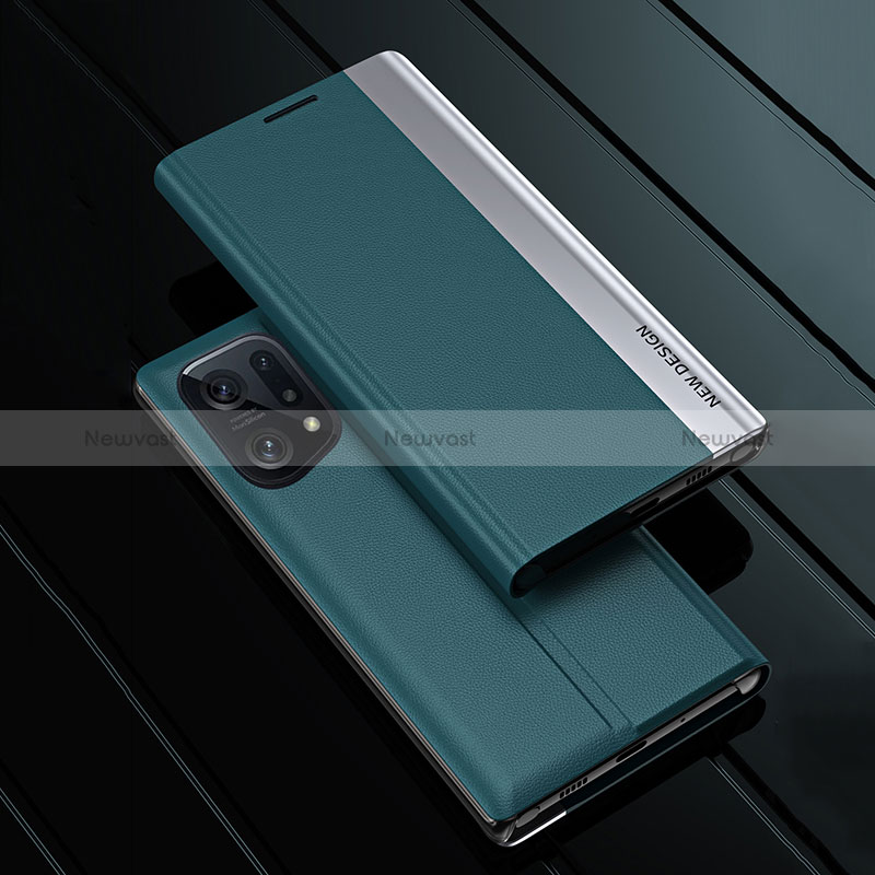 Leather Case Stands Flip Cover Holder L02 for Oppo Find X5 5G