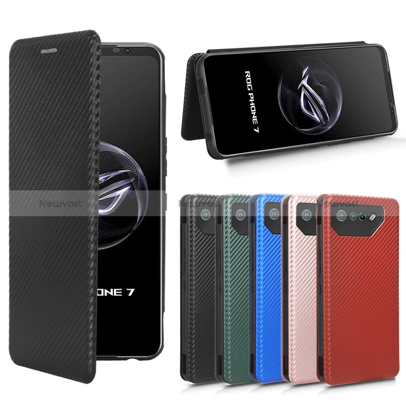 Leather Case Stands Flip Cover Holder L02Z for Asus ROG Phone 7 Pro