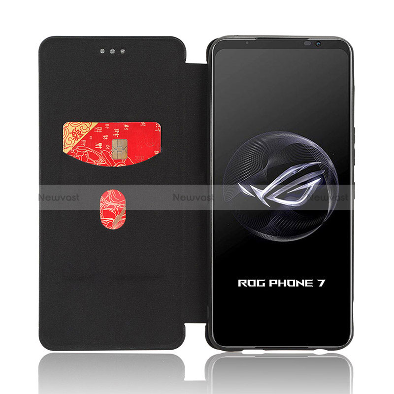 Leather Case Stands Flip Cover Holder L02Z for Asus ROG Phone 7 Pro