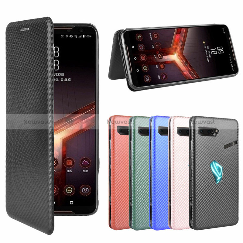 Leather Case Stands Flip Cover Holder L02Z for Asus ROG Phone II ZS660KL