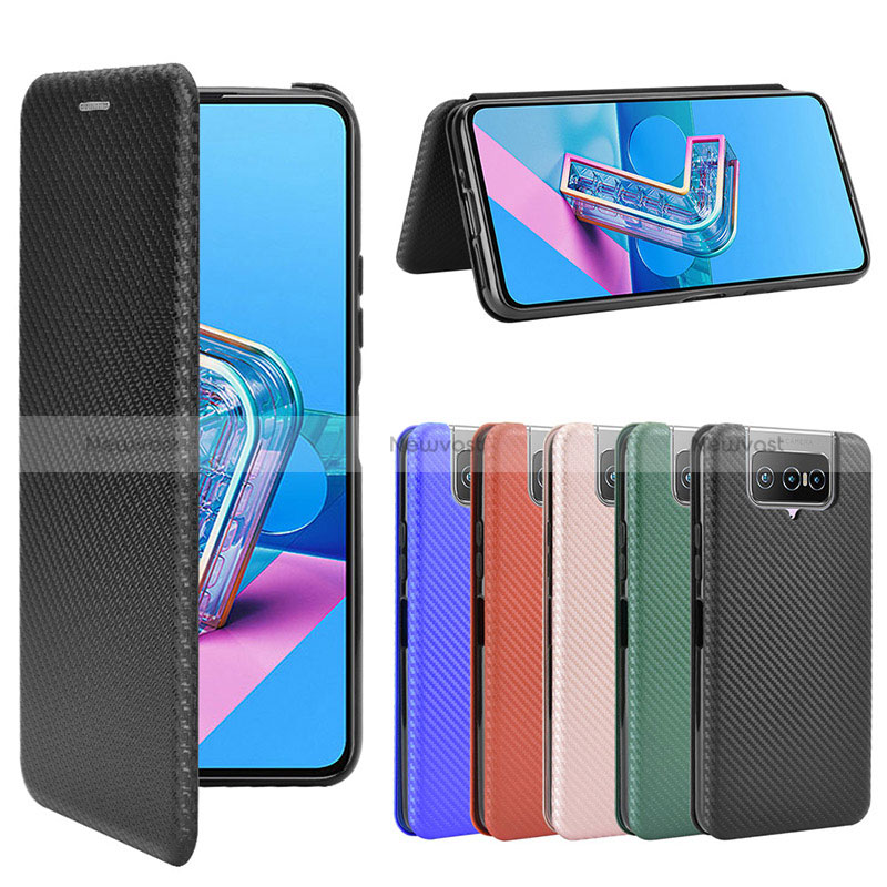 Leather Case Stands Flip Cover Holder L02Z for Asus Zenfone 7 Pro ZS671KS