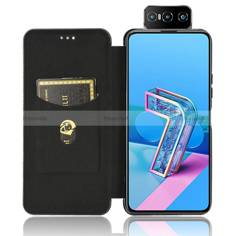 Leather Case Stands Flip Cover Holder L02Z for Asus Zenfone 7 Pro ZS671KS