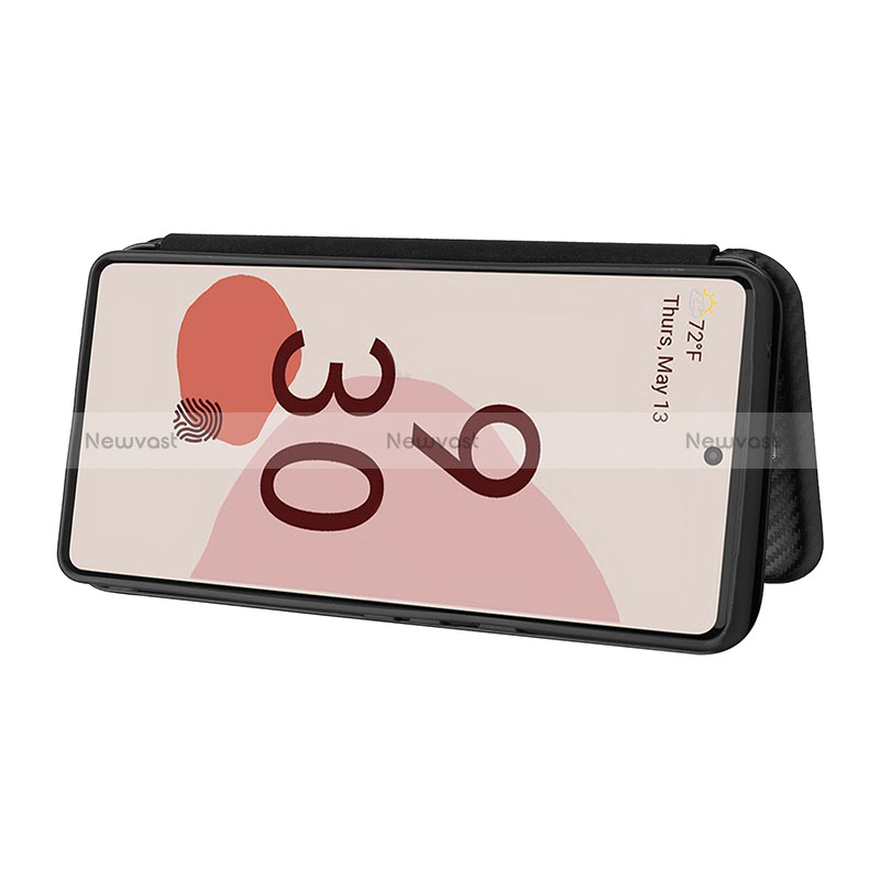 Leather Case Stands Flip Cover Holder L02Z for Google Pixel 6 Pro 5G