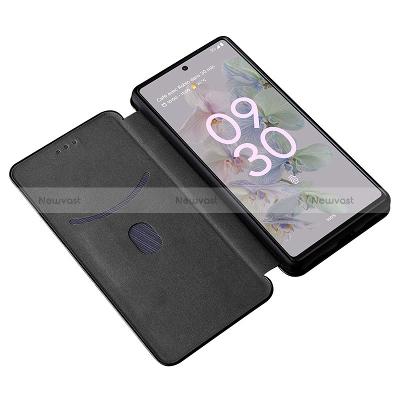 Leather Case Stands Flip Cover Holder L02Z for Google Pixel 6a 5G