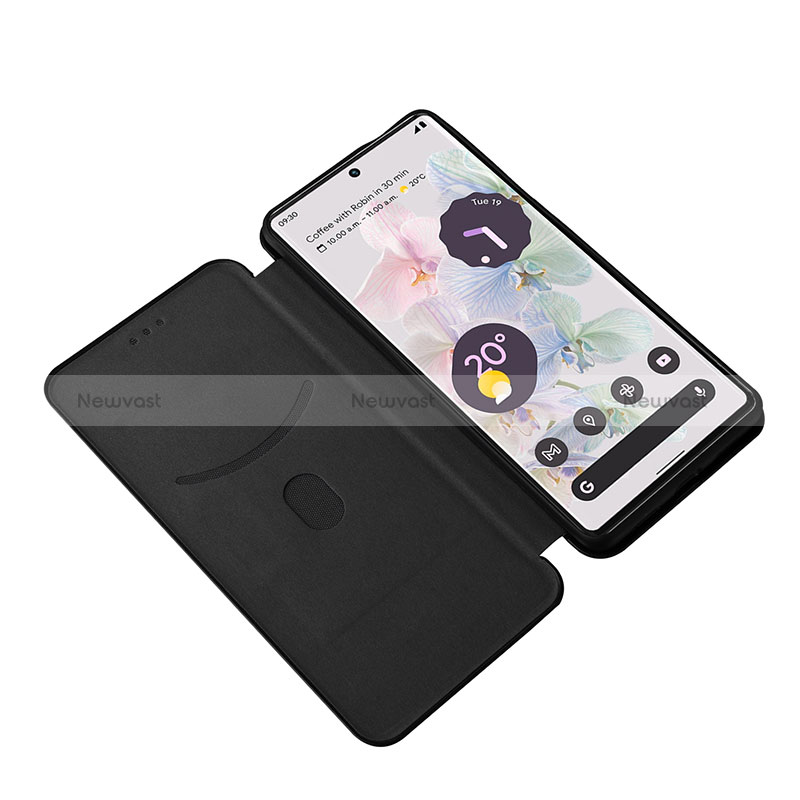 Leather Case Stands Flip Cover Holder L02Z for Google Pixel 7 Pro 5G