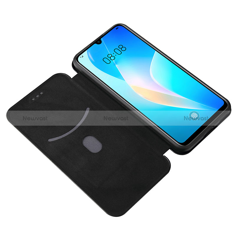 Leather Case Stands Flip Cover Holder L02Z for Huawei Nova 8 SE 4G