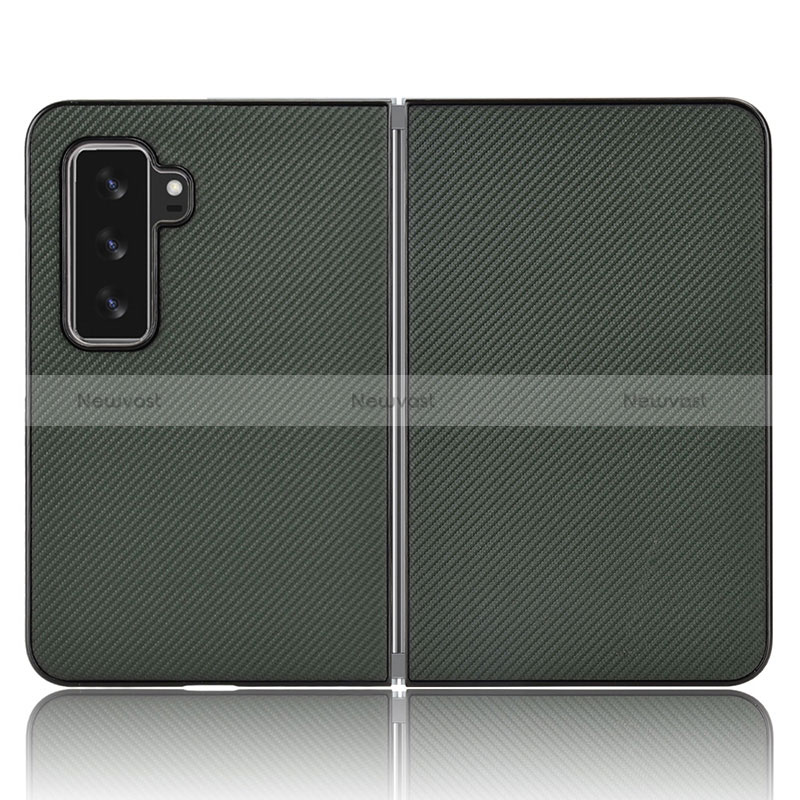 Leather Case Stands Flip Cover Holder L02Z for Microsoft Surface Duo 2 Green