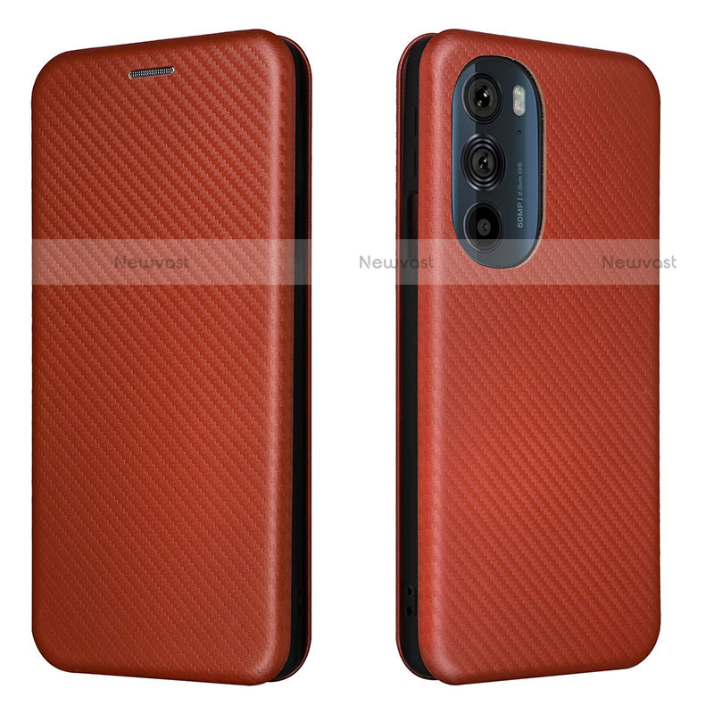Leather Case Stands Flip Cover Holder L02Z for Motorola Moto Edge 30 Pro 5G