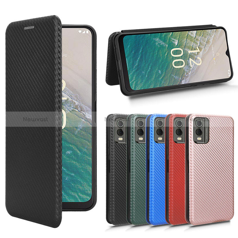 Leather Case Stands Flip Cover Holder L02Z for Nokia C32