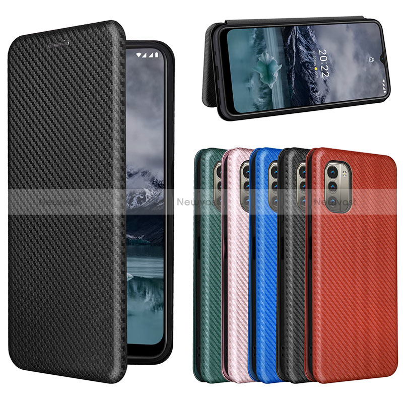 Leather Case Stands Flip Cover Holder L02Z for Nokia G11