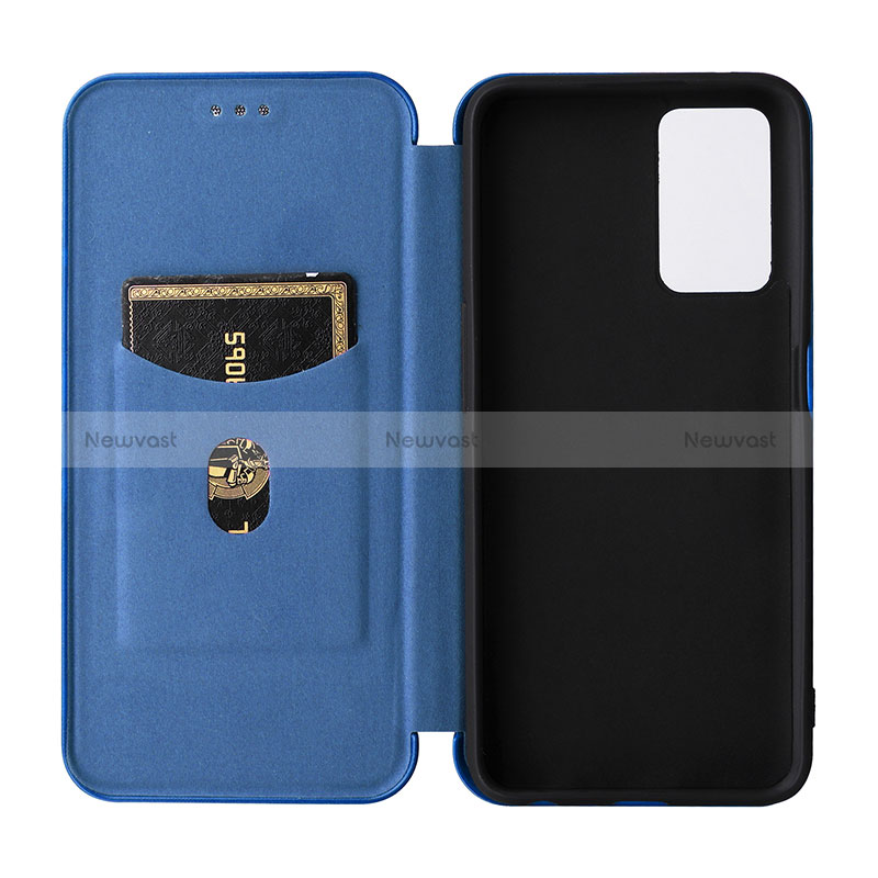 Leather Case Stands Flip Cover Holder L02Z for Oppo A96 4G