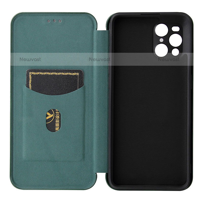 Leather Case Stands Flip Cover Holder L02Z for Oppo Find X3 Pro 5G