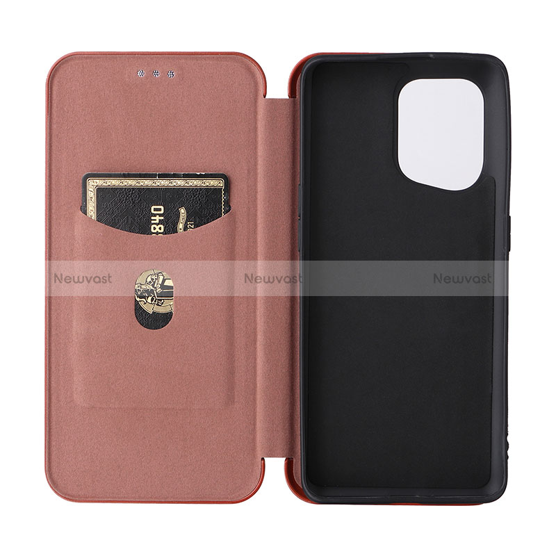 Leather Case Stands Flip Cover Holder L02Z for Oppo Find X5 5G