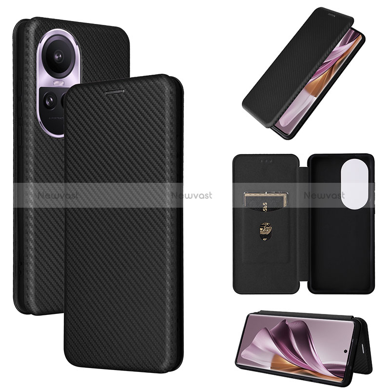 Leather Case Stands Flip Cover Holder L02Z for Oppo Reno10 5G