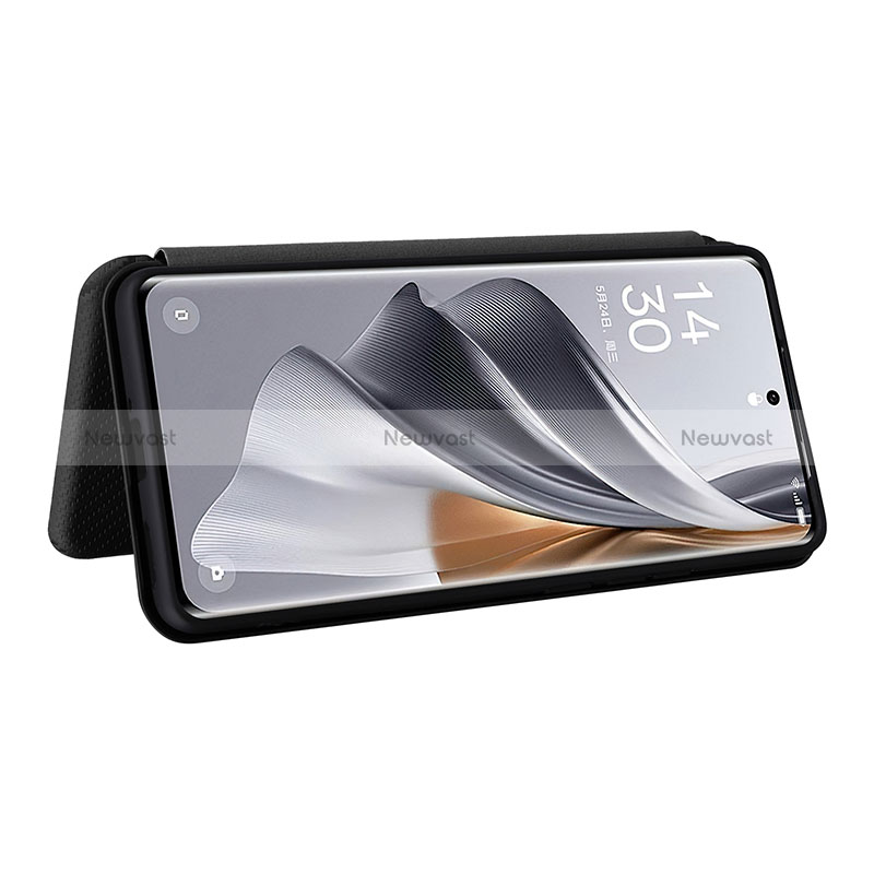 Leather Case Stands Flip Cover Holder L02Z for Oppo Reno10 Pro+ Plus 5G