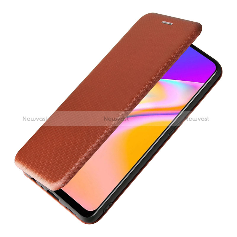 Leather Case Stands Flip Cover Holder L02Z for Oppo Reno5 F