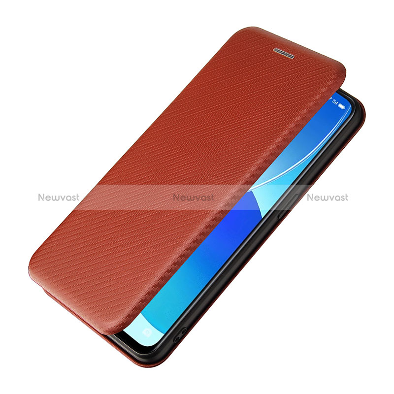 Leather Case Stands Flip Cover Holder L02Z for Oppo Reno6 5G