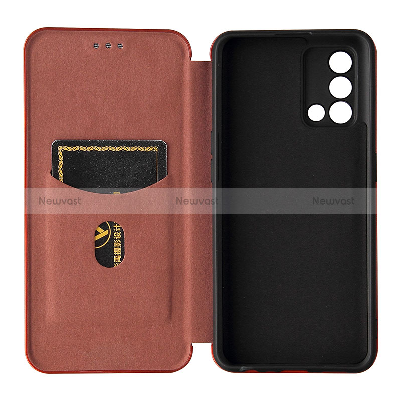 Leather Case Stands Flip Cover Holder L02Z for Oppo Reno6 Lite