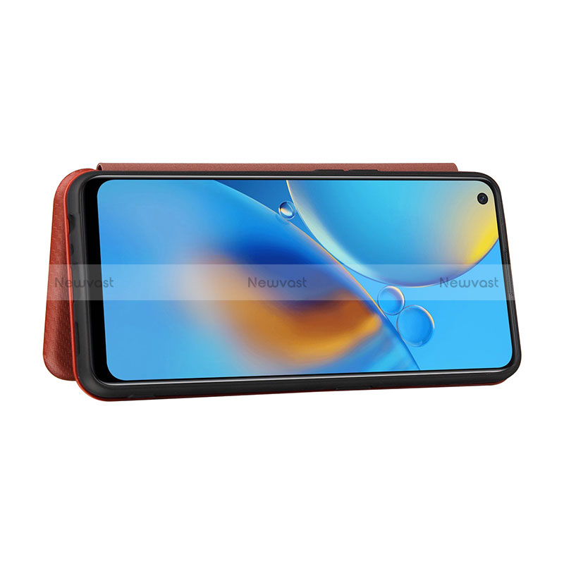 Leather Case Stands Flip Cover Holder L02Z for Oppo Reno6 Lite