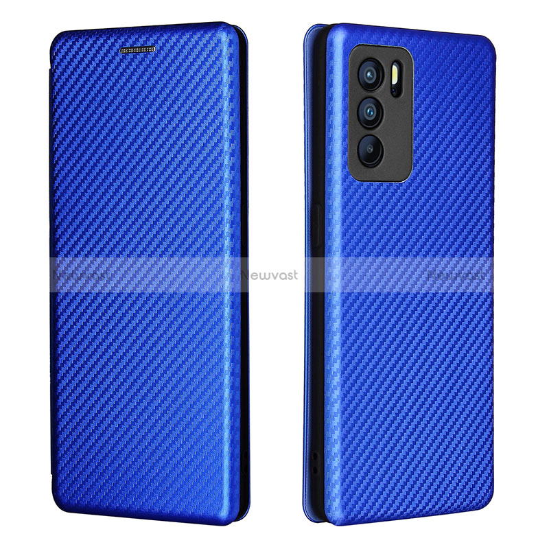 Leather Case Stands Flip Cover Holder L02Z for Oppo Reno6 Pro 5G India