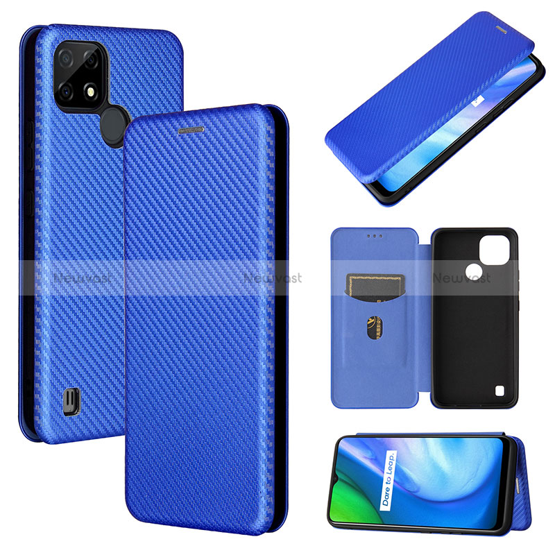 Leather Case Stands Flip Cover Holder L02Z for Realme C21