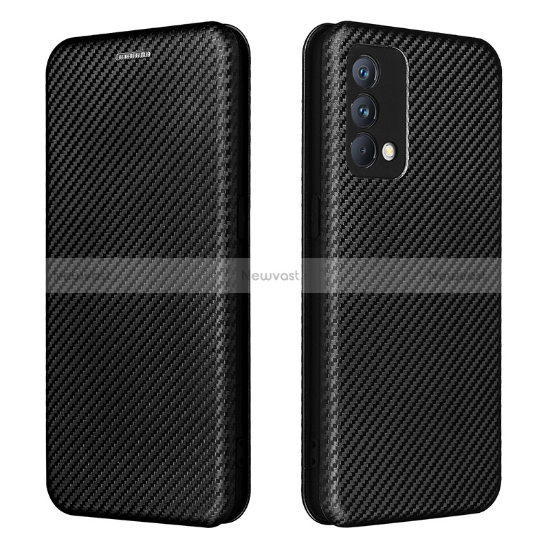 Leather Case Stands Flip Cover Holder L02Z for Realme GT Master 5G Black