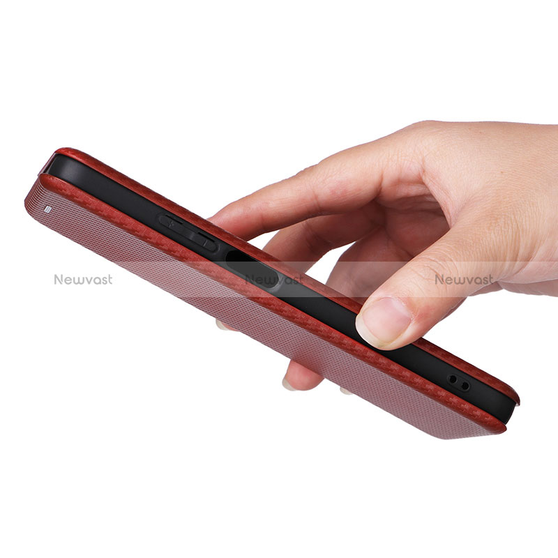 Leather Case Stands Flip Cover Holder L02Z for Realme Narzo N55