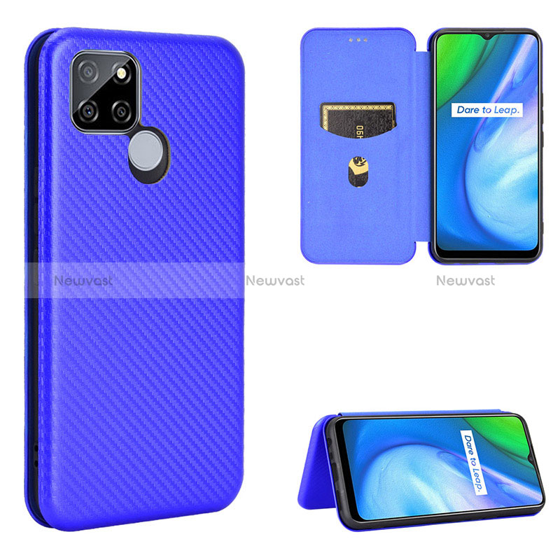 Leather Case Stands Flip Cover Holder L02Z for Realme Q2i 5G