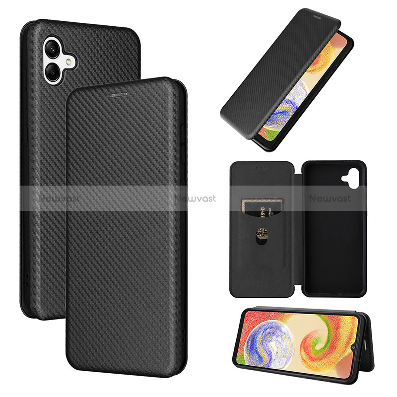 Leather Case Stands Flip Cover Holder L02Z for Samsung Galaxy A04 4G