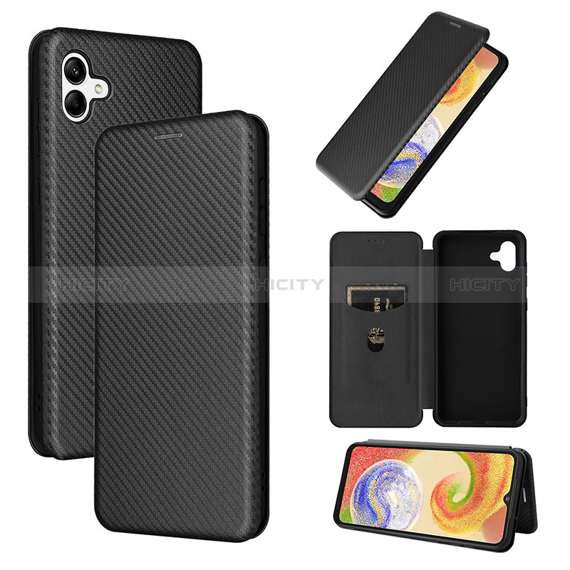 Leather Case Stands Flip Cover Holder L02Z for Samsung Galaxy A04E