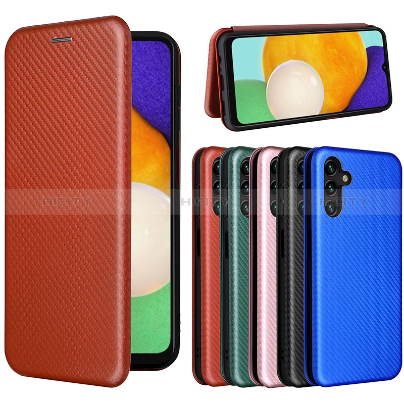 Leather Case Stands Flip Cover Holder L02Z for Samsung Galaxy A04s