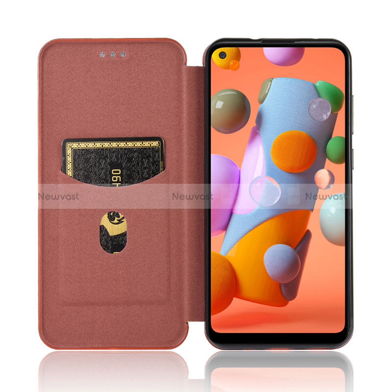 Leather Case Stands Flip Cover Holder L02Z for Samsung Galaxy A11