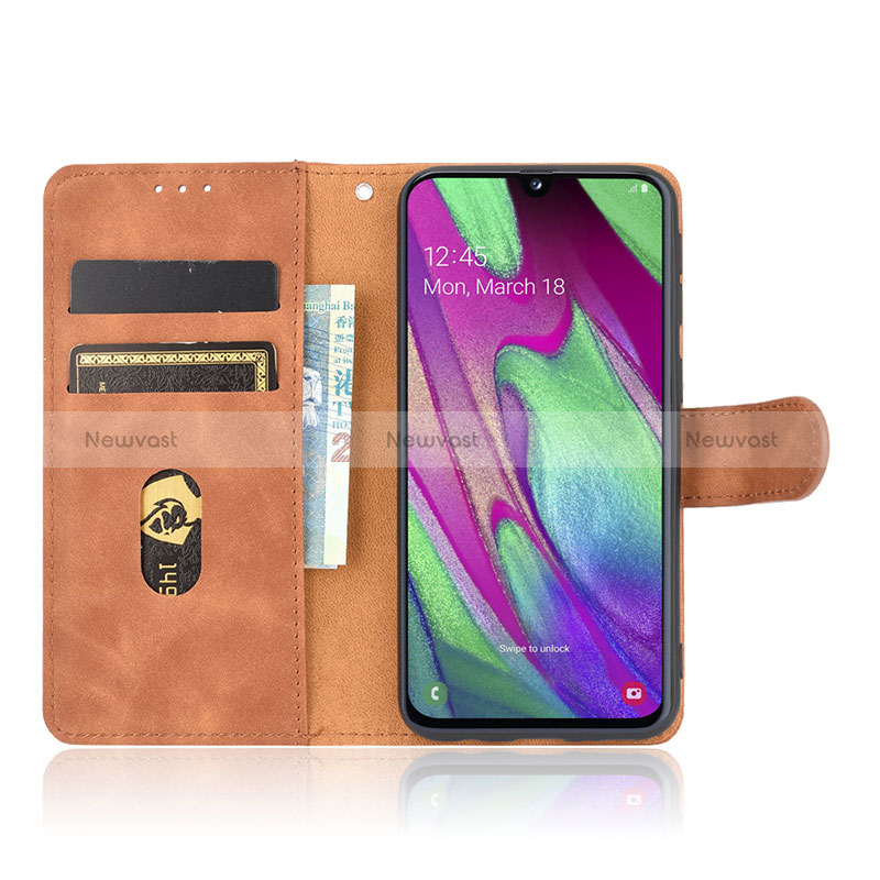 Leather Case Stands Flip Cover Holder L02Z for Samsung Galaxy A40