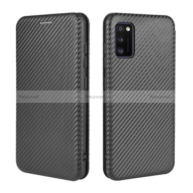 Leather Case Stands Flip Cover Holder L02Z for Samsung Galaxy A41