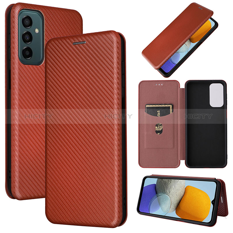 Leather Case Stands Flip Cover Holder L02Z for Samsung Galaxy F23 5G