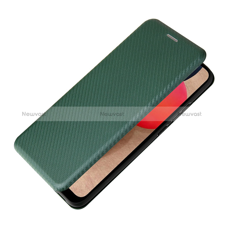 Leather Case Stands Flip Cover Holder L02Z for Samsung Galaxy M02s